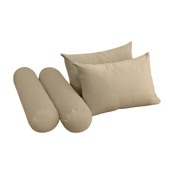 Hokku Designs STYLE V4 Twin Velvet Knife Edge Indoor Daybed Bolster Pillow COVER ONLY AD339